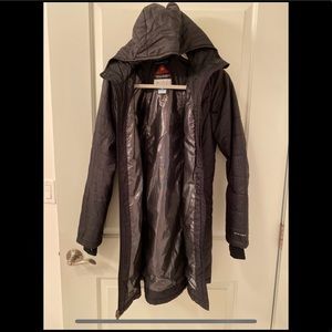 Columbia Long Hooded Jacket omni-heat